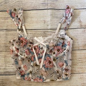 🥀Victoria’s Secret Dream Angels Floral Top NWT 🥀